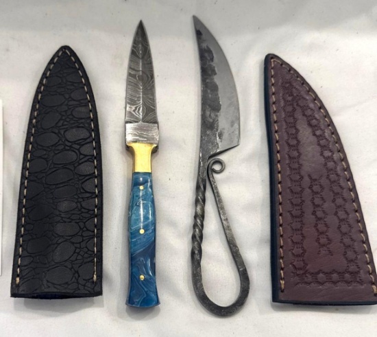 2 Custom Knives by MHS Cutlery