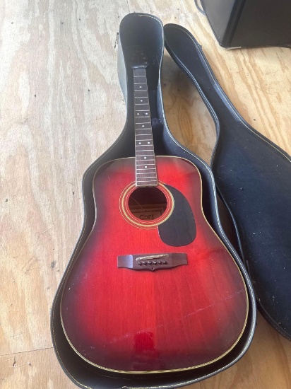 Cort Guitar in Case - Needs Strings