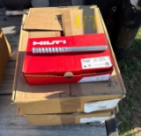 2 Cases of Hilti 5/8 inch x 8 inch Concrete Anchors - 72 anchors per case