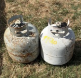 Lot of 2 Propane Bottles