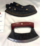 Custom Damascus Knife / Chopper Made by MHS Cutlery