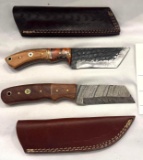 2 Custom Made Knives by MHS Cutlery