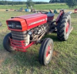 Massey Ferguson 135 Tractor with Ford 951A Brush Hog - 4004 hours - Starts and Runs