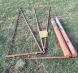 Set of Gates with Post - Each gate is 11 foot with 22 foot opening