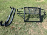 Cattleman Grill Guard and Set of Nerf Bars for a Truck