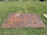 Piece of 1 inch Road Plate - 5 foot x 8 foot