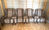4 Wingback Matching Chairs