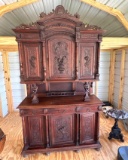 Antique French Renaissance Hutch believe from the 1800s