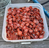 Tub of 1 inch Roofing Nails
