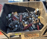 Black Tub of Misc. Tools: Pliers, Sockets, Screwdrivers, etc.