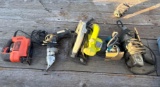 Blue Tub of Misc. Power Tools