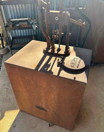 Vintage Bowser Oil Pump - Early Service Station Equipment