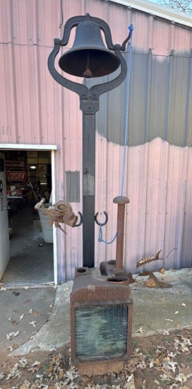 Hillsborough No. 3 Bell on Stand with John Deere Radiator