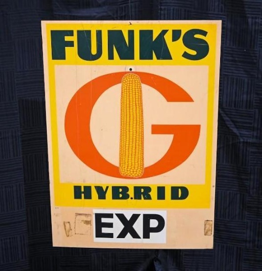 Funks Hybrid EXP Agricultural Advertising Sign - Plastic (20" x 28")