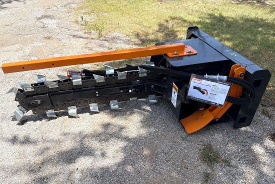 Wolverine Skid Steer Trencher Attachment - 48 in. - Model TCR-12-48H - New