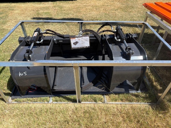 Wolverine 72 in. Skid Steer Grapple Bucket - Model GB-11-72W - New