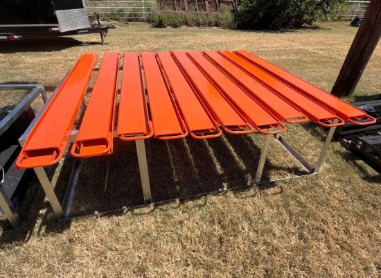 Set of 6 Ft. Heavy-Duty Pallet Fork Extensions - New