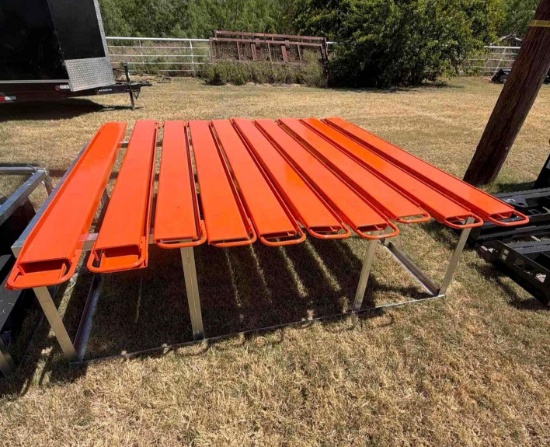 Set of 6 Ft. Heavy-Duty Pallet Fork Extensions - New