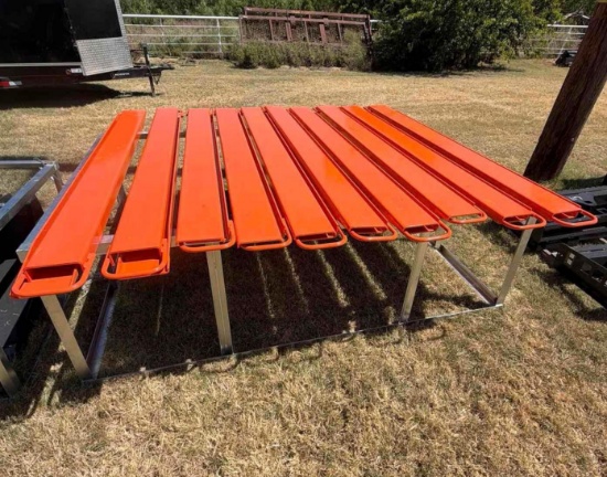 Set of 6 Ft. Heavy-Duty Pallet Fork Extensions - New