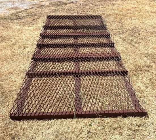 Custom Heavy-Duty Hay Stack Frame with Forklift Tubes - 6 ft. x 13 ft.