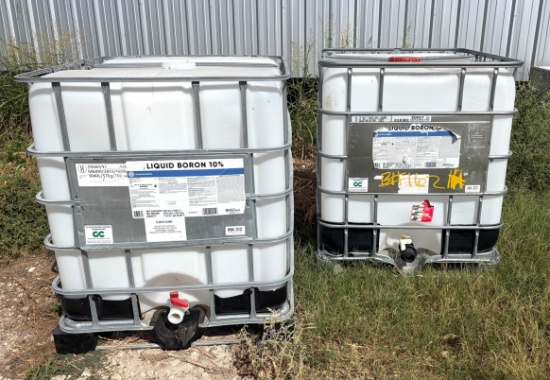 (2) IBC Tote Storage Tanks with Metal Cages - 2X Money