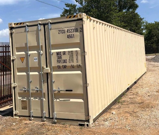 40 ft. High Cube One-Trip Shipping Container