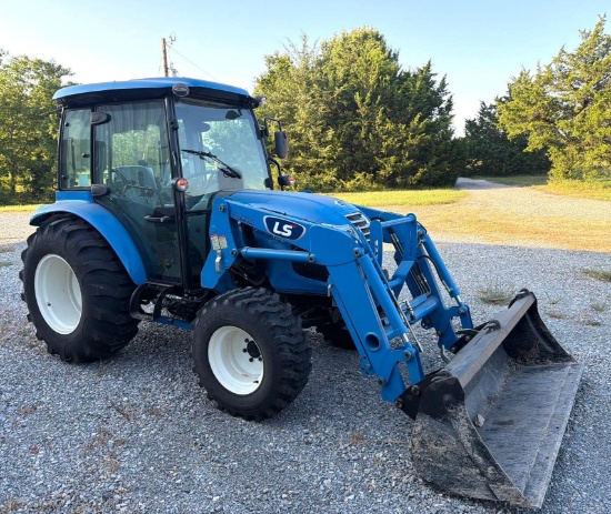 2018 LS XR4150 C Cab Tractor with Front Loader - 302 Hours - Runs, Drives & Operates