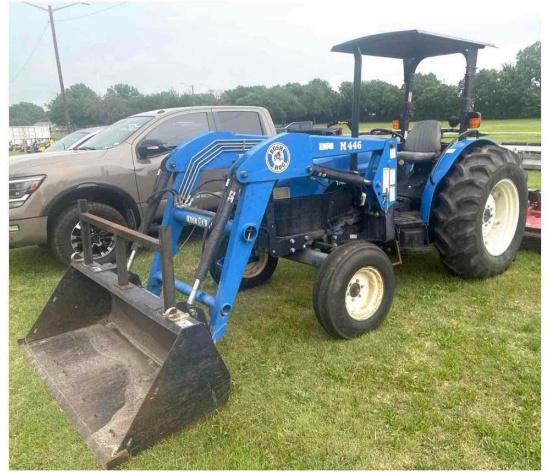 2017 New Holland TN65 4WD Tractor w/ Front-End Loader - 1,117 Hours - Runs, Drives & Operates
