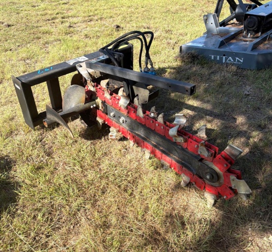Skid Steer Trencher Attachment