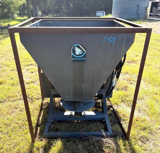 Wolverine Skid Steer Broadcast Spreader - Never Used