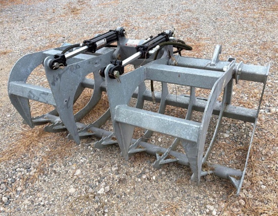 Modern Manufacturing Multi-Mount Grapple Attachment - Galvanized - Very Little Use