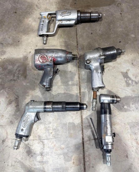 Lot of (5) Misc. Pneumatic Air Tools