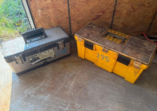 Lot of (2) Tool Boxes with Assorted Tools & Contents