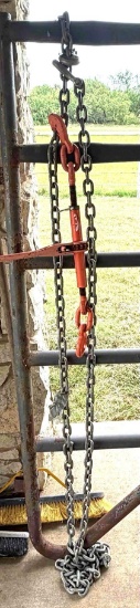 Log Chain with Ratchet Load Binder