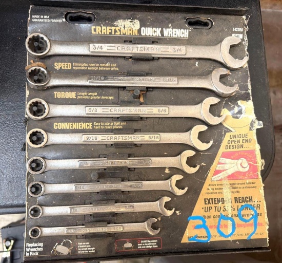 Craftsman Kwik Wrench SAE Combination Wrench Set