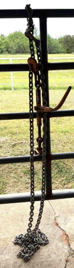 Log Chain with Ratchet Load Binder
