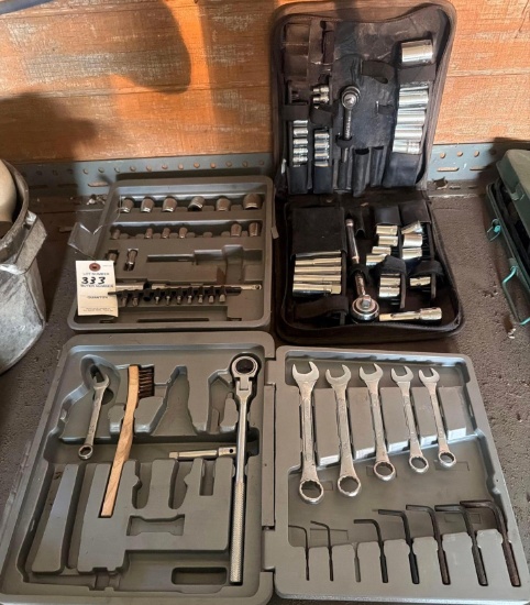 Assorted Ratchets, Combination Wrenches & Socket Sets