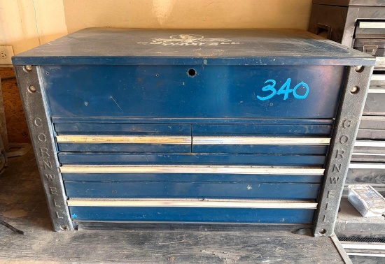 Cornwell Rolling Tool Chest with Assorted Tools & Contents