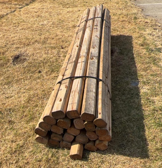 Bundle of Approx. (20) 8 ft. Landscape Timbers