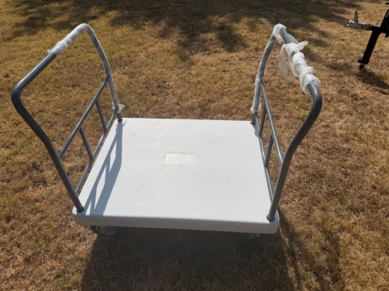 New Heavy-Duty Warehouse Cart - 2,500 lb. Capacity - Solid Rubber Wheels