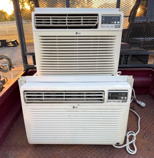 Lot of (2) Window Air Conditioner Units - Both Work, per Seller