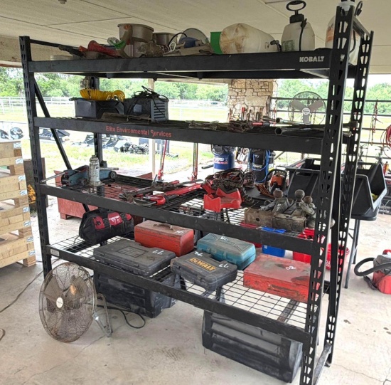 Heavy-Duty Steel Storage Rack - 7 ft. x 2 ft. x 81 in. Tall - Contents Not Included