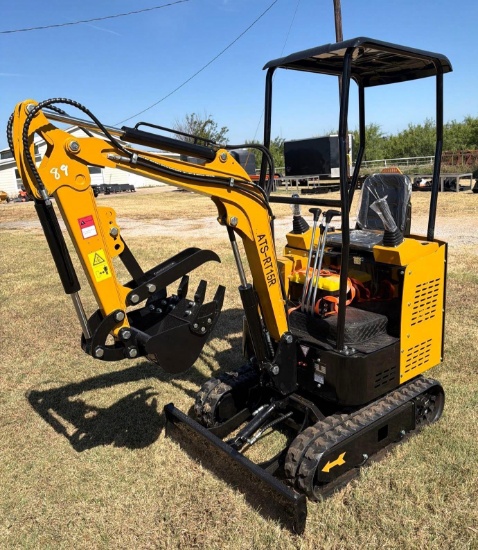 2026 ATS RT15R Mini Excavator - 11.4 HP - New - Starts, Runs & Operates