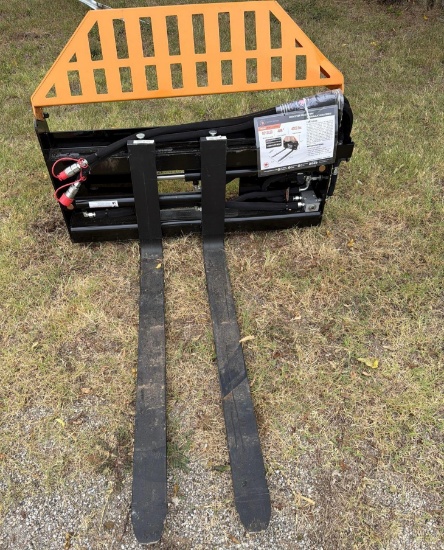 Wolverine Hydraulic Skid Steer Pallet Forks - 48 in. - Model PFA-11-3300G - New
