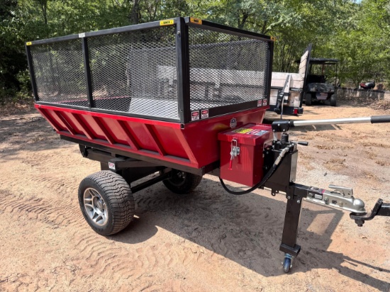 Custom Hydraulic Mini Dump Trailer - Heavy-Duty - Great Size - Super Nice