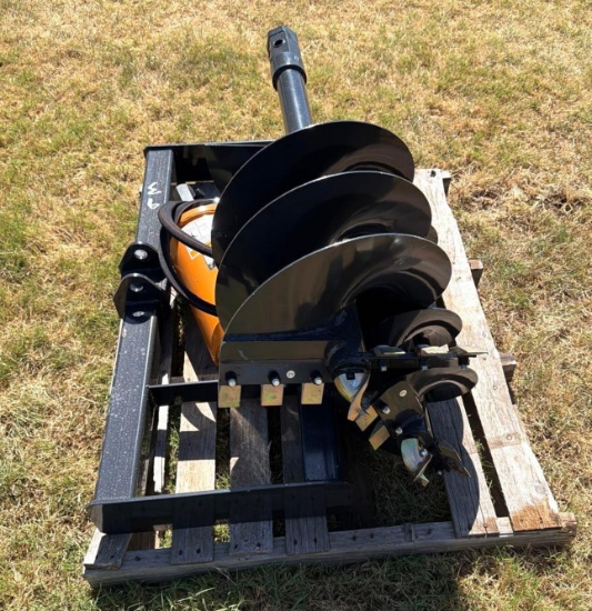 Wolverine Skid Steer Post Hole Digger Attachment - 48 in. Working Depth - New