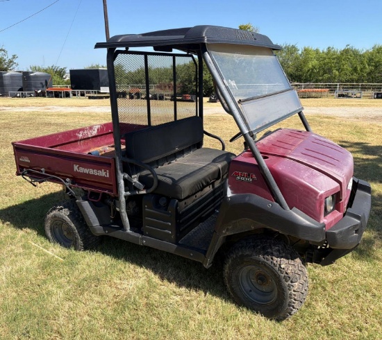 Kawasaki Mule 4010 4WD Utility Vehicle - 1,213 Hours - Project Unit