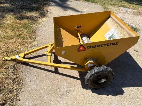 CountyLine Tow-Behind Manure Spreader - Barely Used