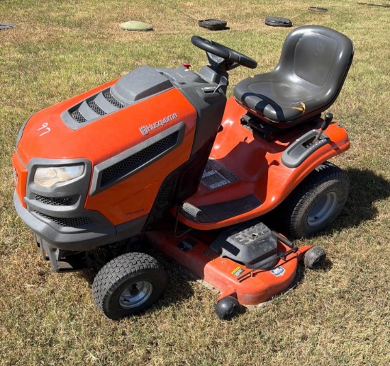 Husqvarna Hydrostatic Riding Lawn Mower - 53 in. Cut - 514 Hours - Runs & Drives