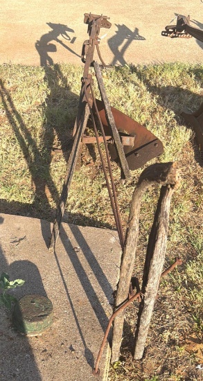 Vintage Steel Walking Plow - Unknown Manufacturer